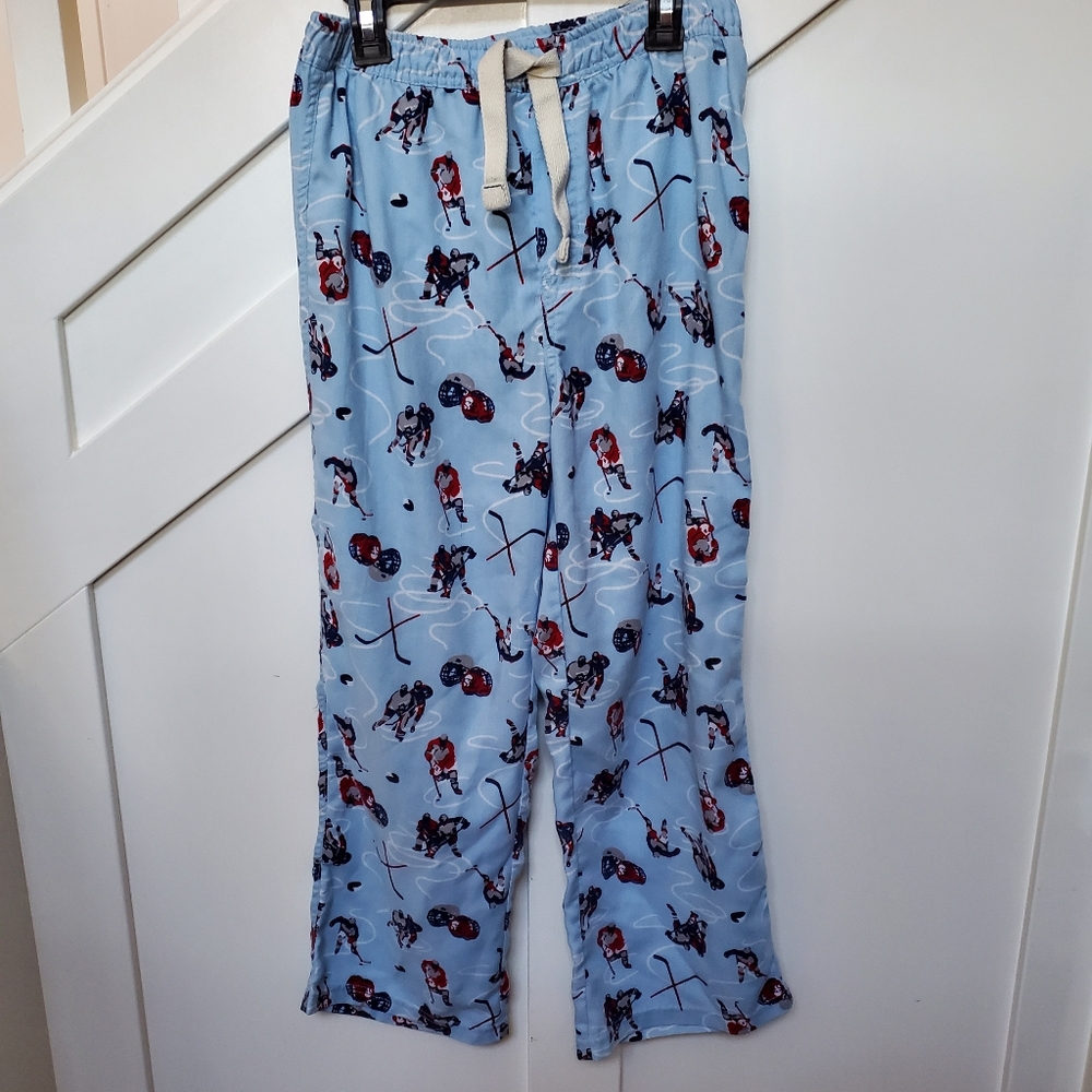 Boys hockey themed lounge pants PJ Bottoms